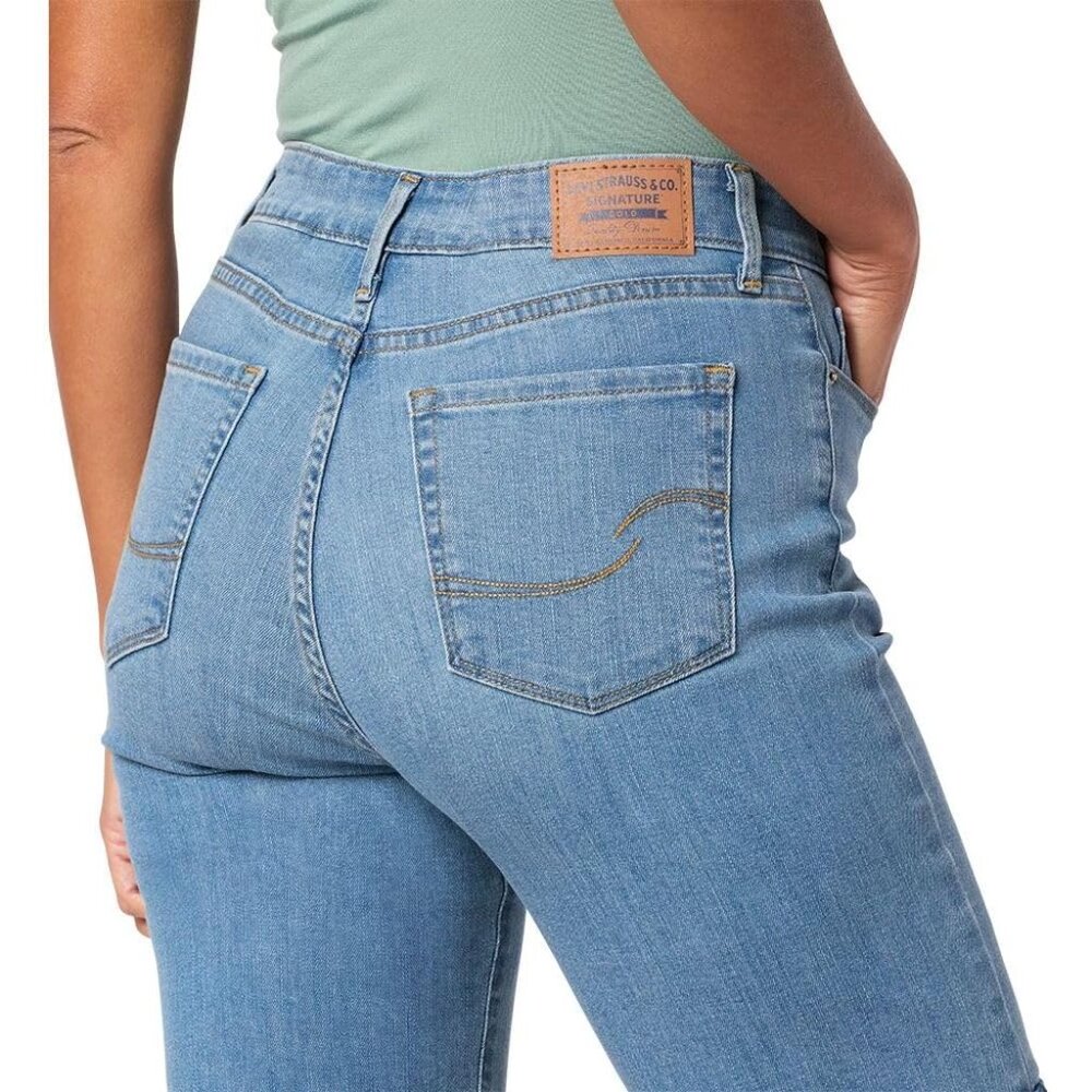 Women's Cotton-Polyester Elastane Bermuda Shorts … - image 5